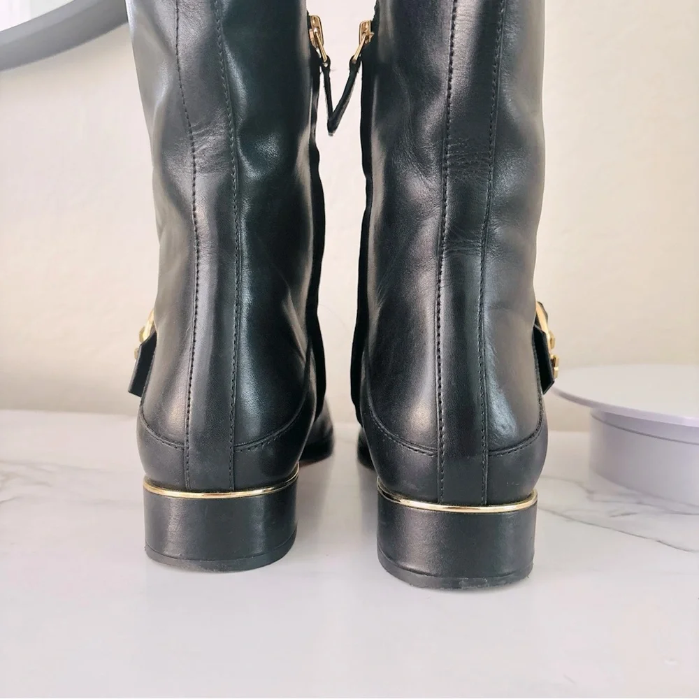 Tory Burch Sofia Tall Riding Boots Size 8.5 M‎
